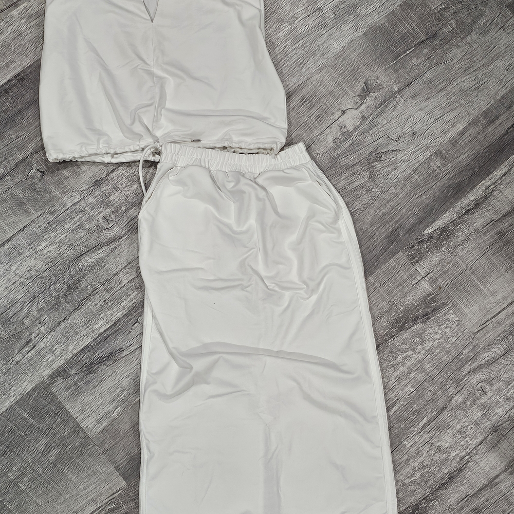 & Other Stories Cream Skirt Set